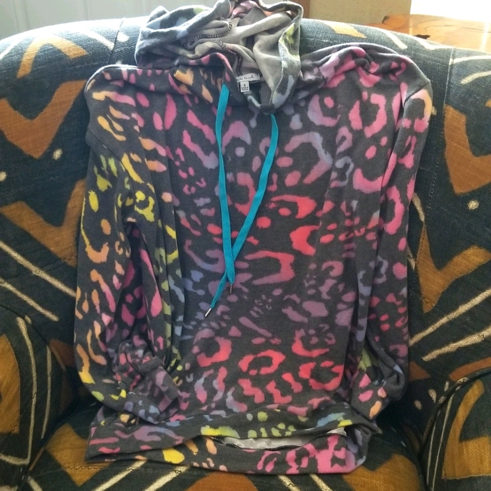 White Birch  rainbow animal print hood…
